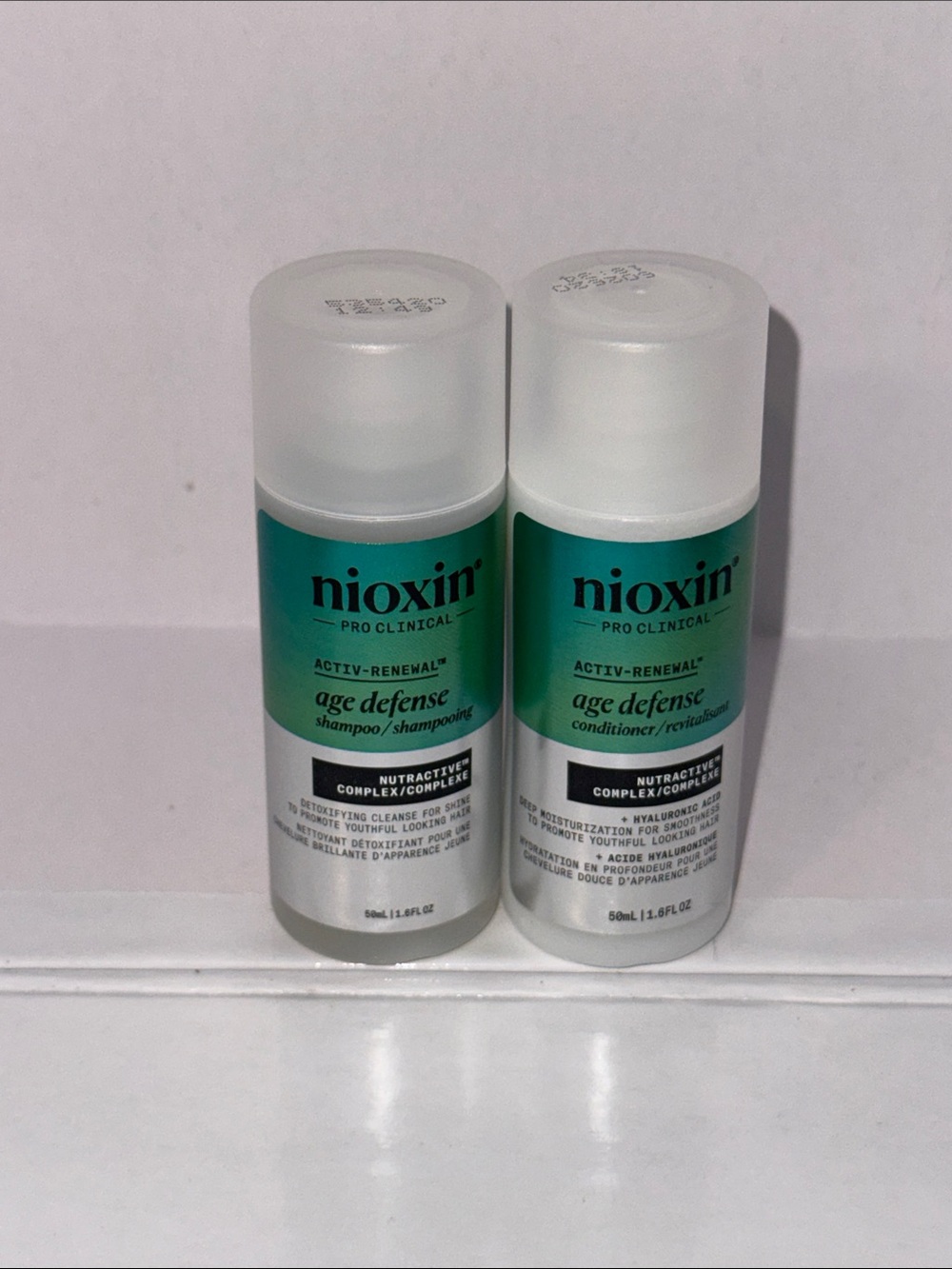 Nioxin Age Defense Activ-Renewal Shampoo & Conditioner Set - Green